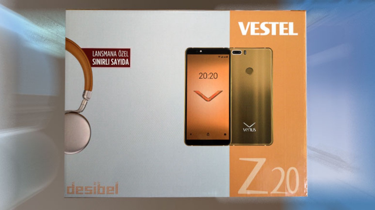 Vestel Venus Z20 kutudan çıkıyor!