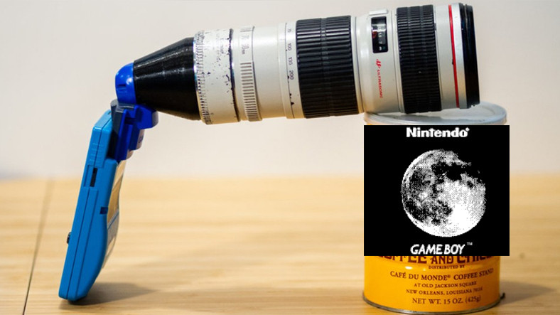 Kameralı Game Boy’a Modern Canon Lens Takan Fotoğrafçı!