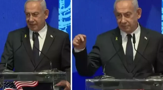 Sözleri salondaki herkesi şaşkına çevirdi! Netanyahu’dan ‘cep telefonu’ çıkışı